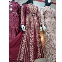 Gamis Sultan India Anarkali Seragaman Pesta Mewah Murah