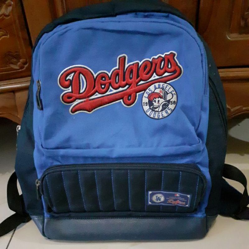 Tas Ransel Second / Preloved / Major League BaseBall MLB Dodgers Biru