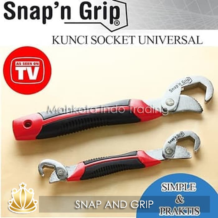 SNAP AND GRIP Kunci Pas Kunci Inggris Multifungsi Mobil Motor