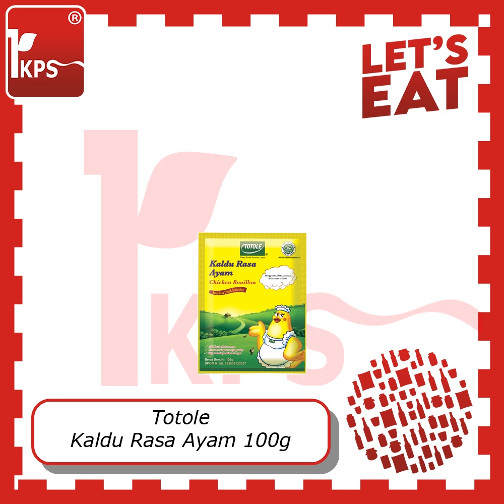 

Granulated Chicken Bouillon 100g "Totole" / Kaldu Rasa Ayam 100g / Kaldu Ayam Totole / Penyedap Rasa Kaldu Ayam