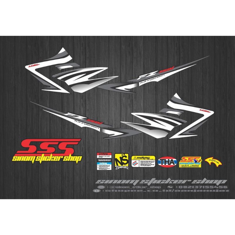 STRIPING VARIASI VIXION OLD/LAMA 2007-2012 MOTIF FZ150i MALAYSIA