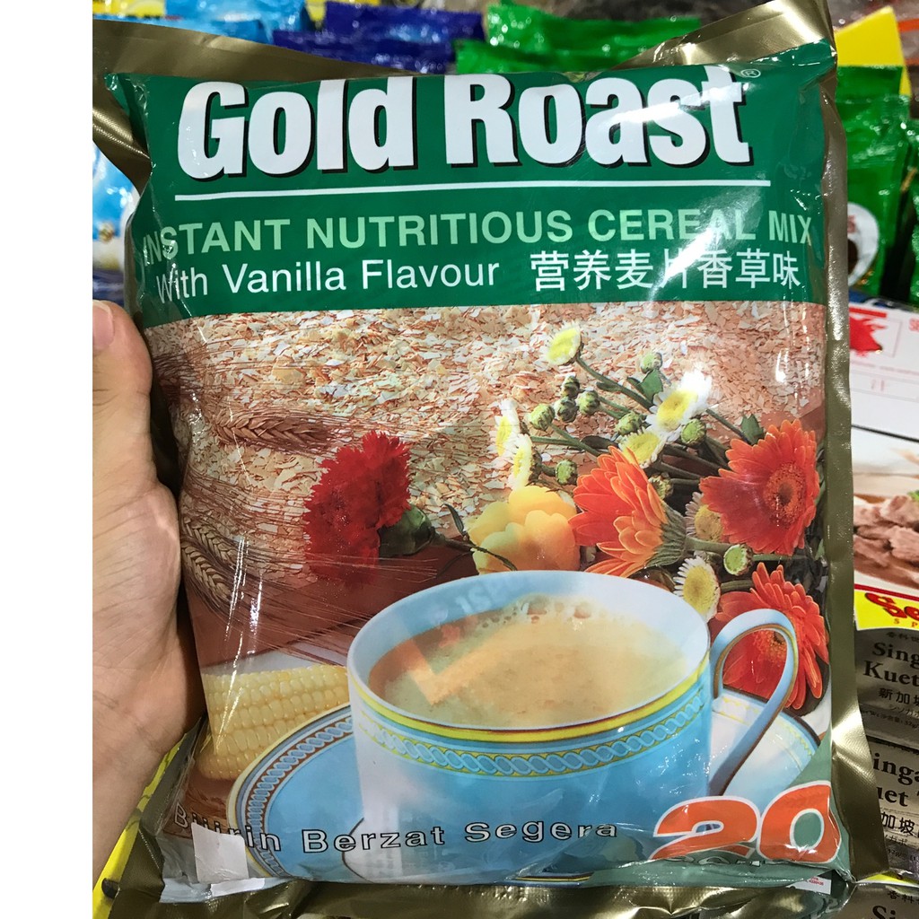 

SEREAL INSTANT GOLDROAST INSTANT NUTRITIOUS GOLD ROAST GOLDROAST VANILA DAN COKLAT MALAYSIA