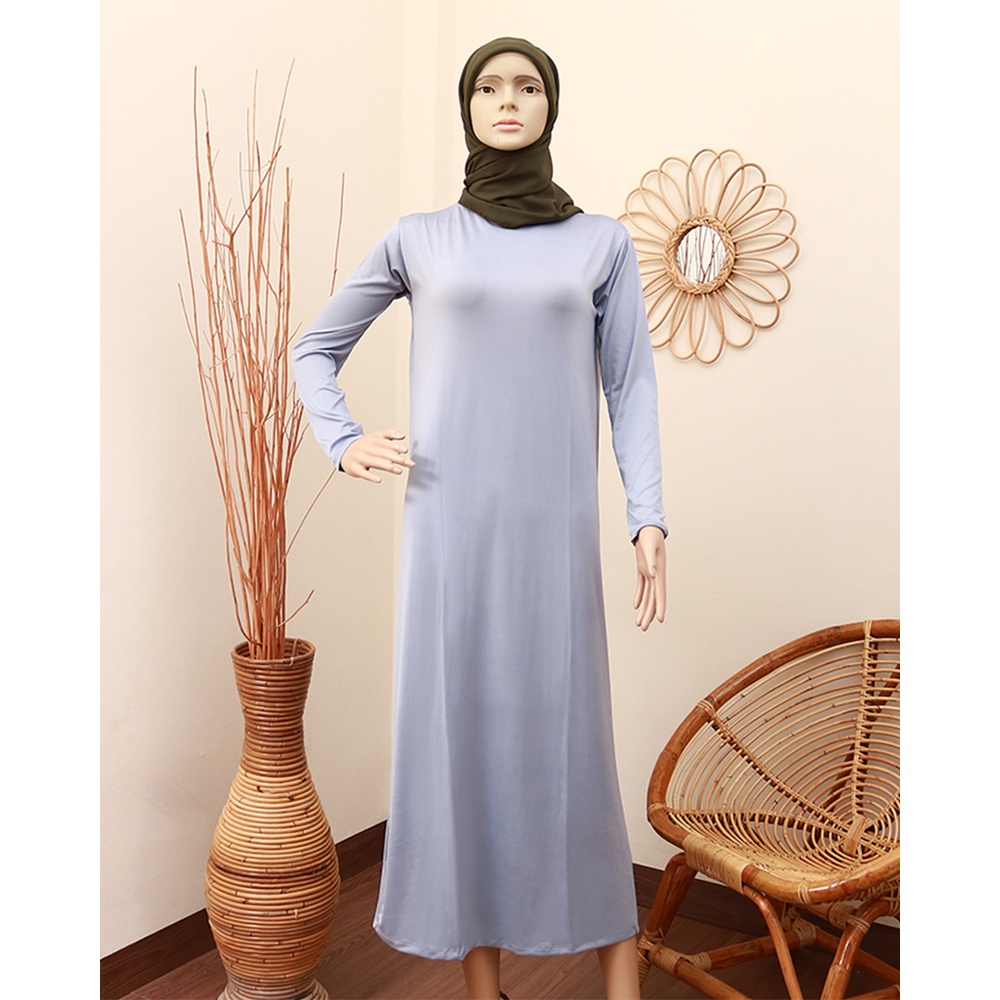 Manset Gamis Spandek Turtle Neck Lengan Panjang by Hijab Mamah icis