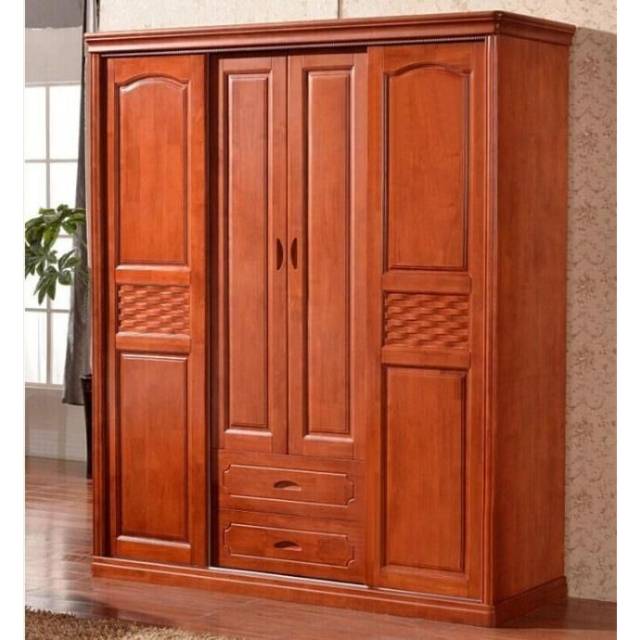 Lemari pakaian minimalis modern sliding