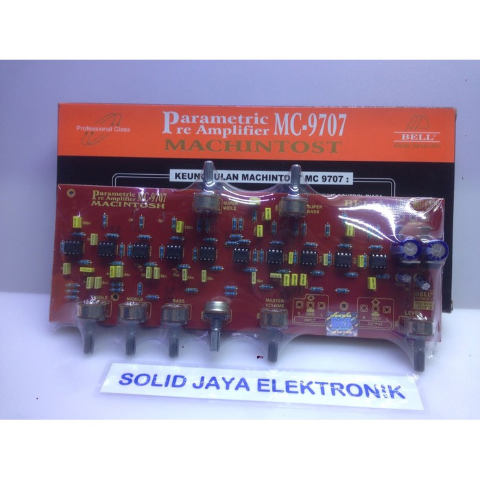 TONE CONTROL PARAMETRIC MC-9707 BELL BGR TONE KONTROL STEREO PARAMETRIK MC9707 MC 9707 BELL ASLI