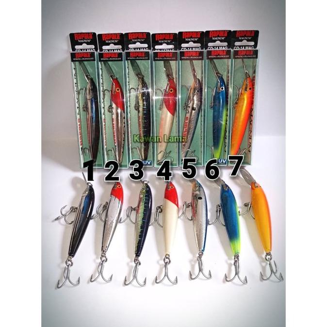 (BISA COD) RAPALA CD 14 MAGNUM LURE RAPALA CD 14 MAG
