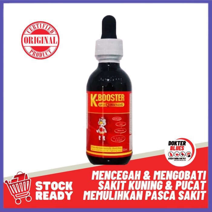 

✔ COD ✔ K-BOOSTER Vitamin Suplemen Ayam Pucat Obat Anemia Sakit Kuning