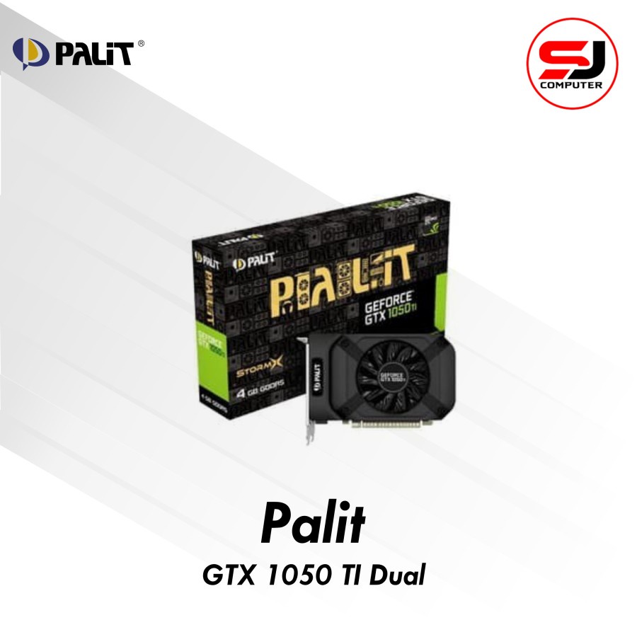 VGA PALIT GTX 1050 TI StormX Dual 4GB DDR5| VGA CARD