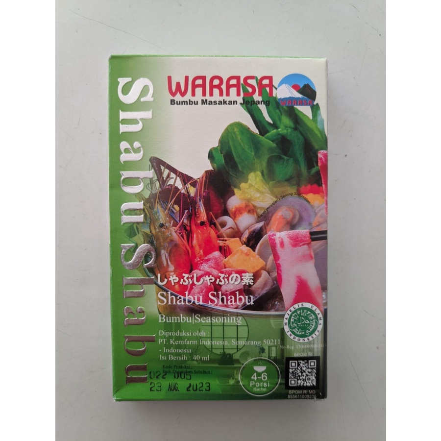 

Bumbu Shabu-Shabu by WARASA 40Ml