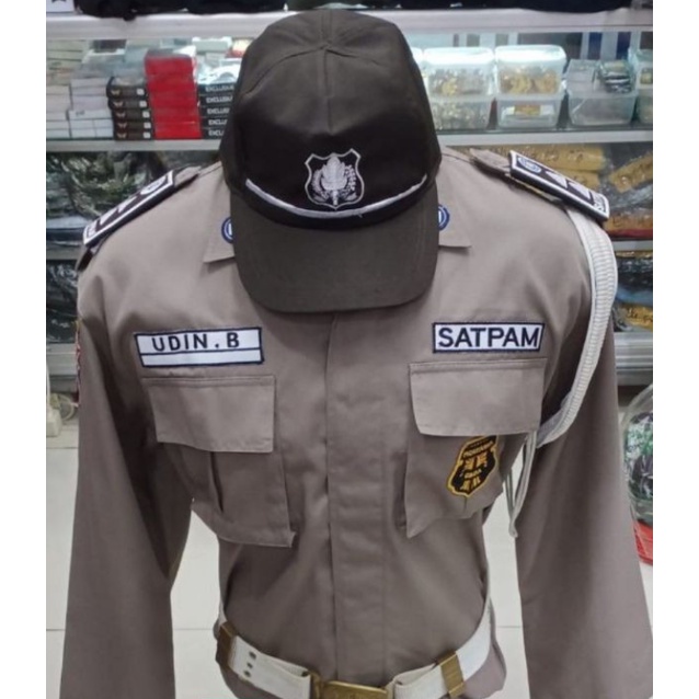 Seragam PDL Satpam Security Coklat Terbaru Lengkap Seragam Satpam Terbaru