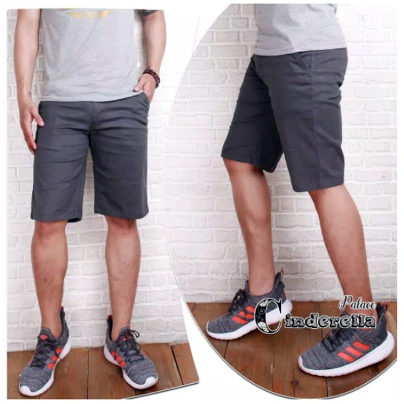 Celana Chino Pendek Pria Premium / Short Chino Pants Casual Distro