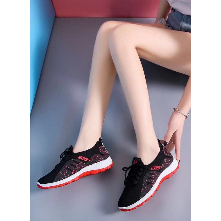 TOPGROSIR LV0137 Sepatu Sneakers Kanvas Wanita / Sepatu lari / Sport Sneakers / Lentur