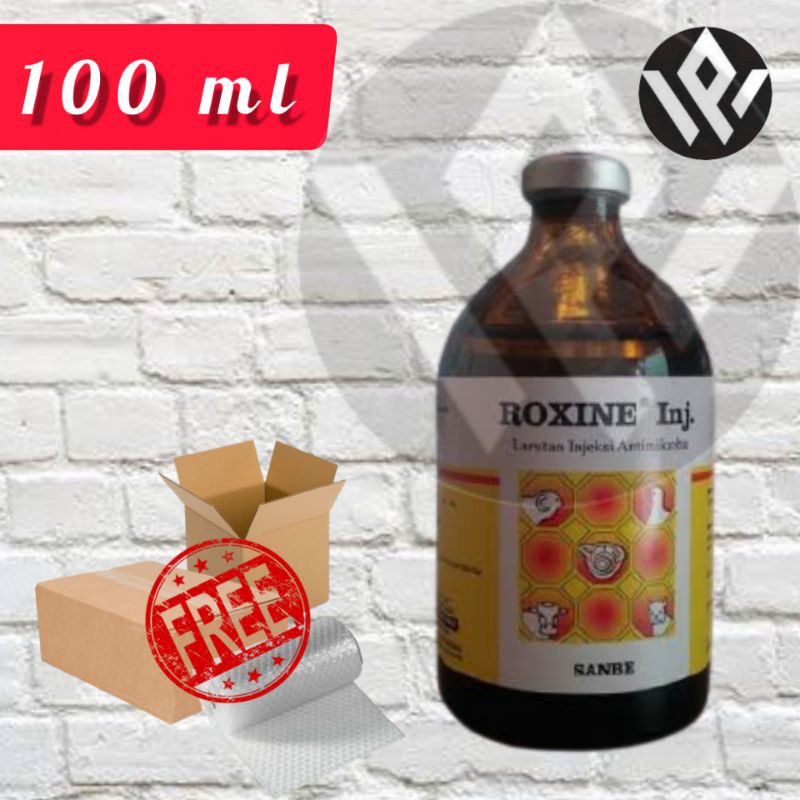 Roxine 100 ml Antibiotik Sapi Kambing dll Sanbe