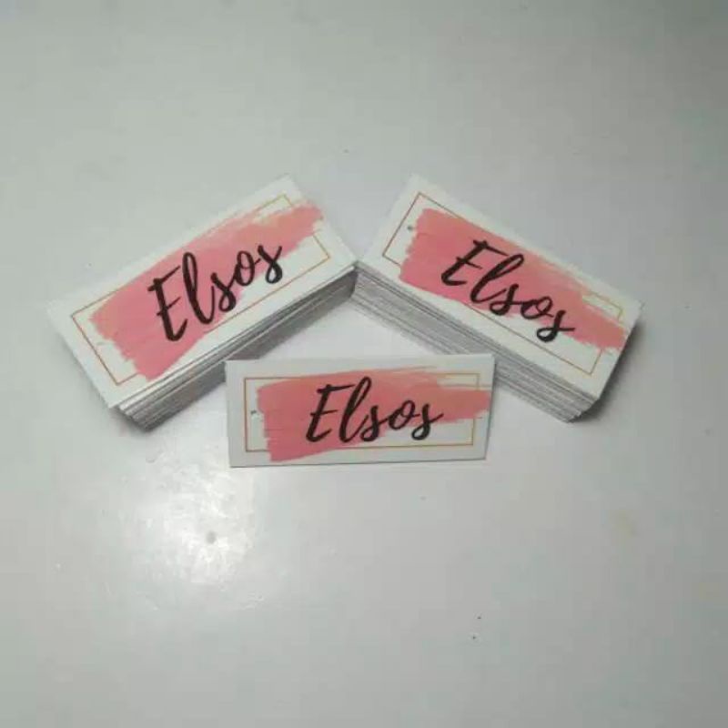

HANG TAG BAJU ( FREE DESIGN ) - Label Baju - Cetak Hangtag Baju - Label
