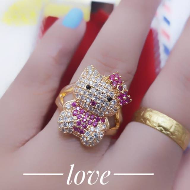 Cincin kitty badan dewasa