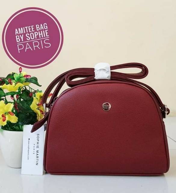 TAS AMITEE SERIES : AMITEE / AMATIA PINK , SOPHIE MARTIN PARIS PROMO SELEMPANG WANITA