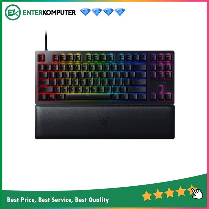 Razer Huntsman V2 Tenkeyless - Optical Gaming Keyboard (Red Switch)