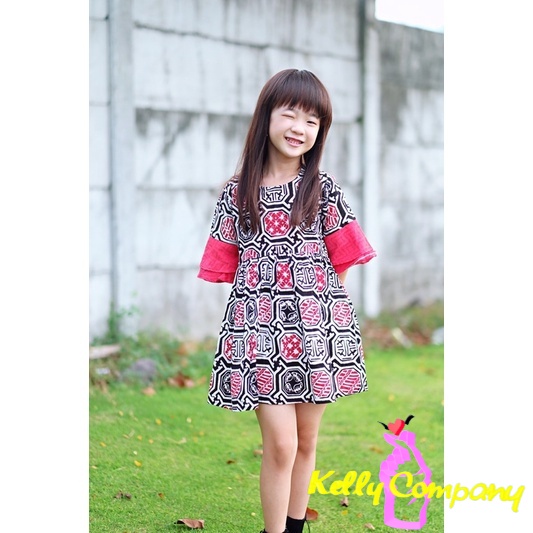 KC COUPLE DRESS BATIK AYAM PREMIUM SERAGAM BATIK KELUARGA UNIK TUNIK BATIK ANAK MEWAH BATIK PREMIUM