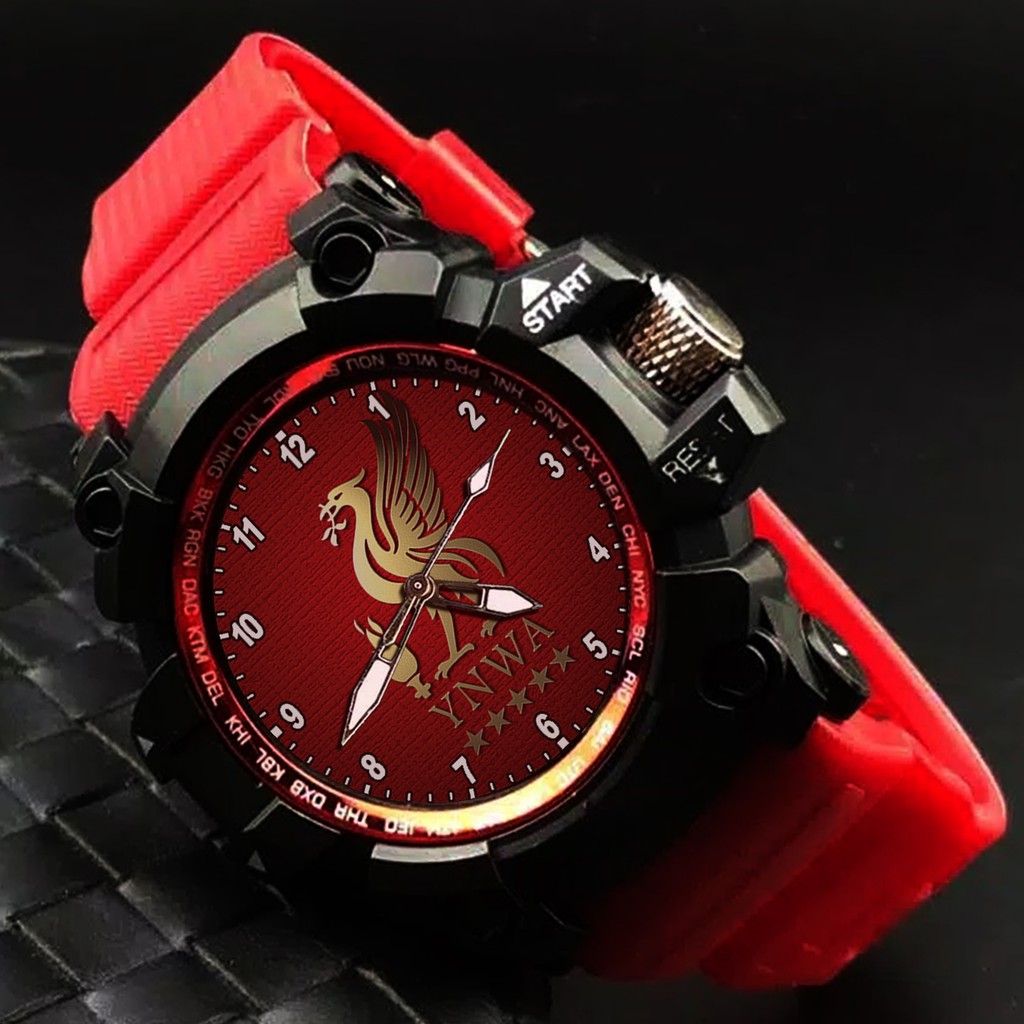 (EXCLUSIVE BOOSQU) JAM TANGAN LIVERPOOL STRAP WARNA - 1