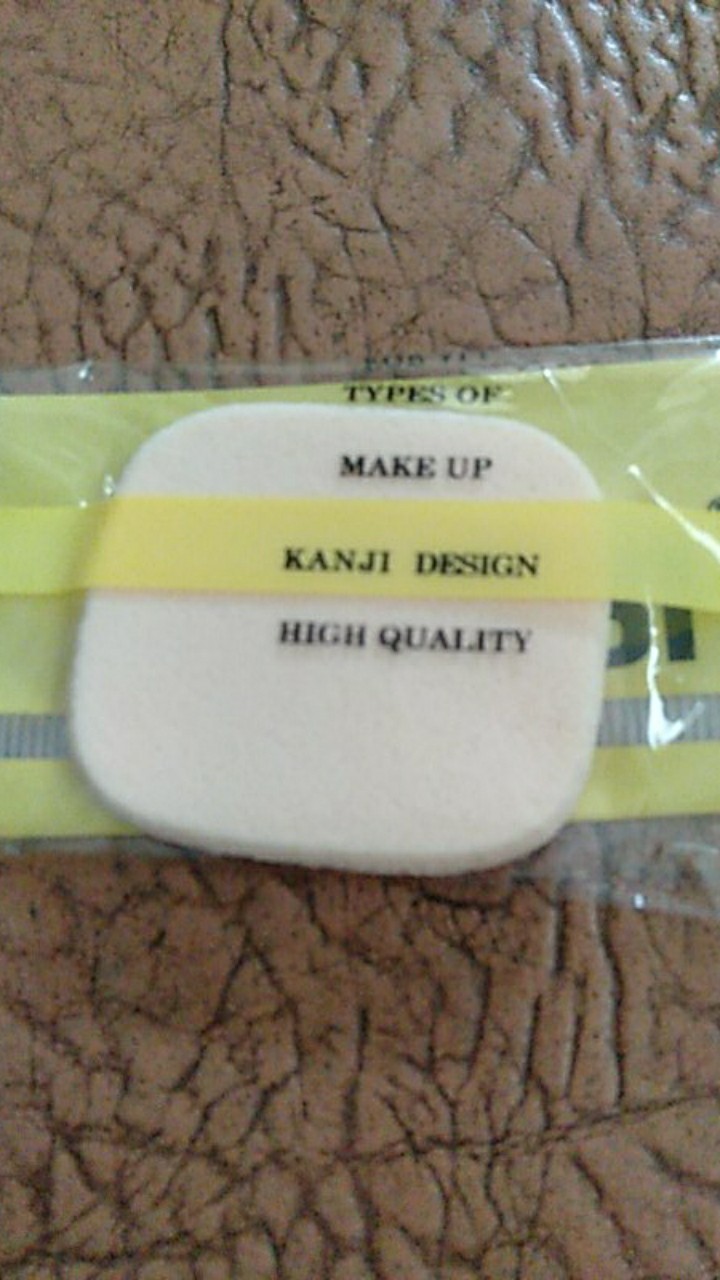 Rembuk / Powder Puff Spons A-kasi Bulat / Persegi