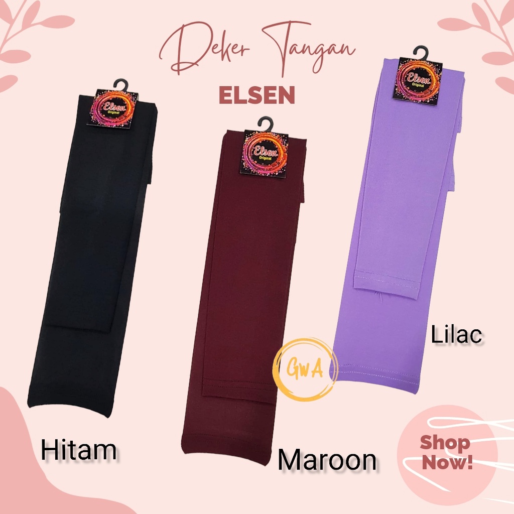 Ready Deker Elsen/HANDSOCK DEKER JERSEY SPANDEX LEMBUT / MANSET TANGAN TANPA JEMPOL Deker Hijab