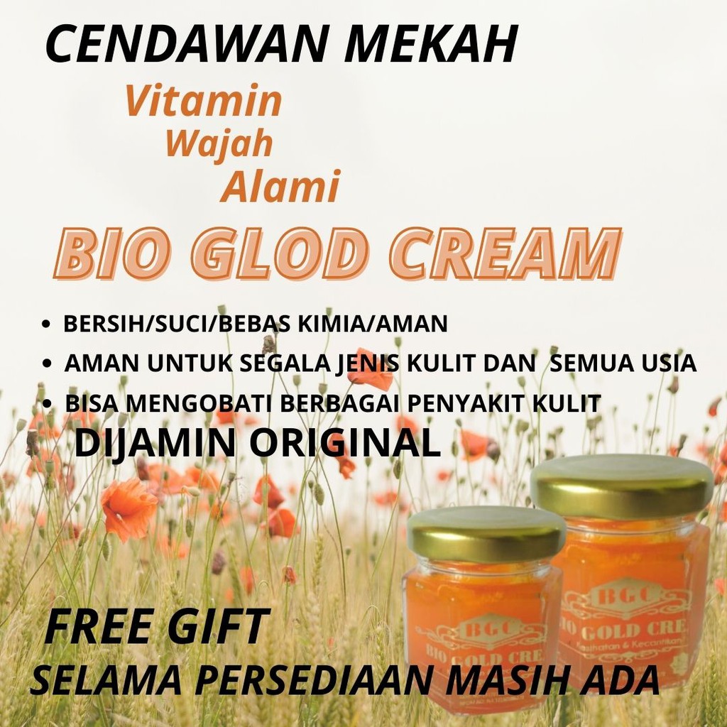 BGC CENDAWAN MEKAH ORIGINAL CREAM UNTUK MENGOBATI BERBAGAI JENI PENYAKIT KULIT SPRTI JERAWAT,ALERGI