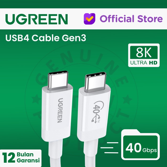 UGREEN Kabel USB4 Gen3 40Gbps/100W Nylon Braided - US506