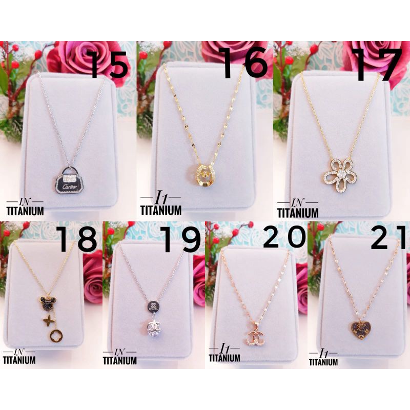 (RANDOM) Kalung Titanium Cantik 38222