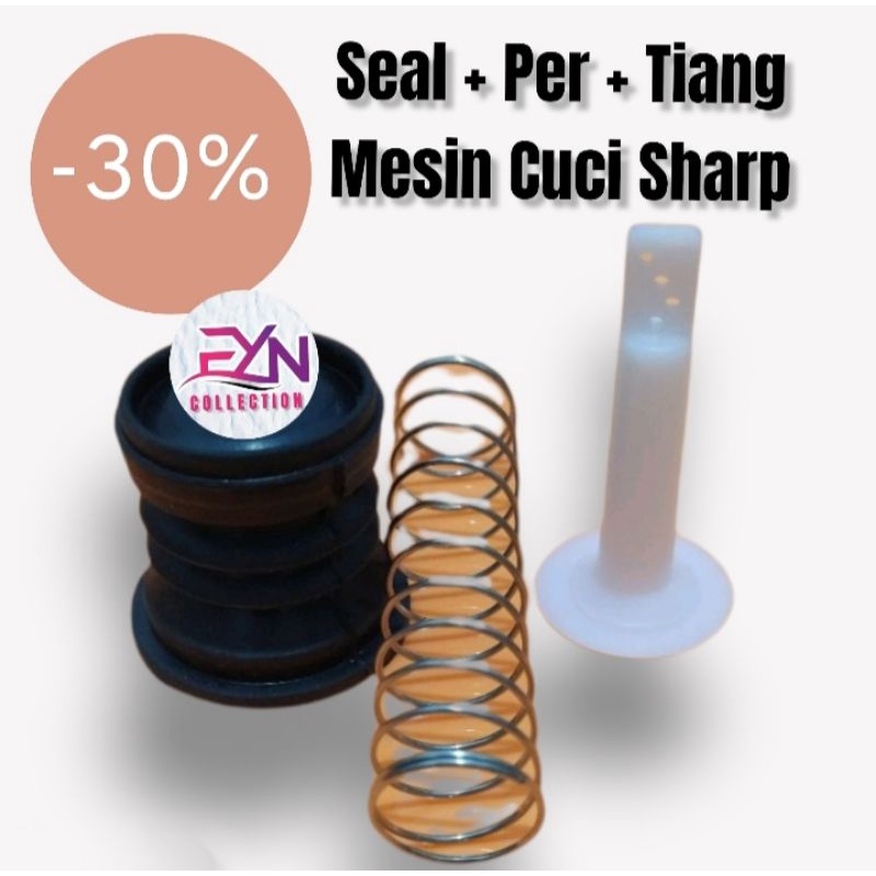Karet Pembuangan mesin cuci Sharp Seal sil klep mesin cuci Sharp