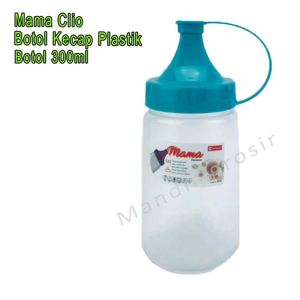 Botol Kecap Plastik * Produk Mama Clio *  Botol Kecap 300ml * Botol 1042