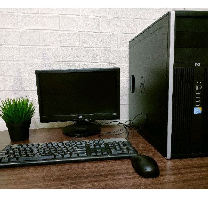 Paketan PC HP Core 2 Duo DDR 3 Ram 4 GB HDD 250 Monitor HP 16&quot; Key+Mou