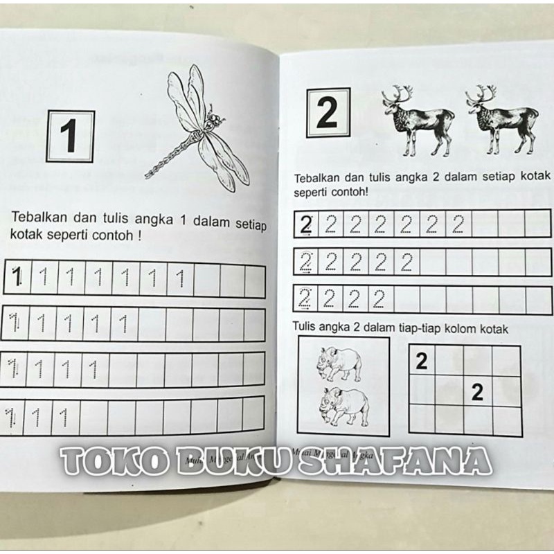 HARGA UNTUK 2 BUKU : Mulai Mengenal Angka &amp; Abjad Untuk Anak TK dan SD Kelas 1