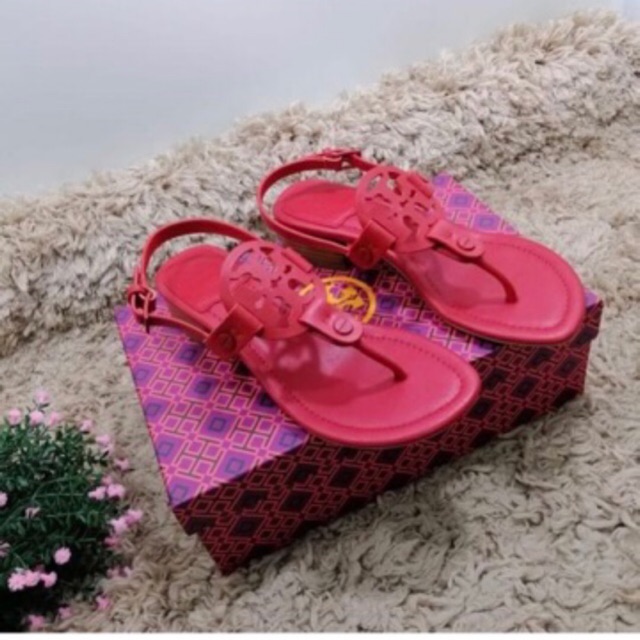 TERMURAh Tory burch miller block heels ankle sandal ORIGINAL