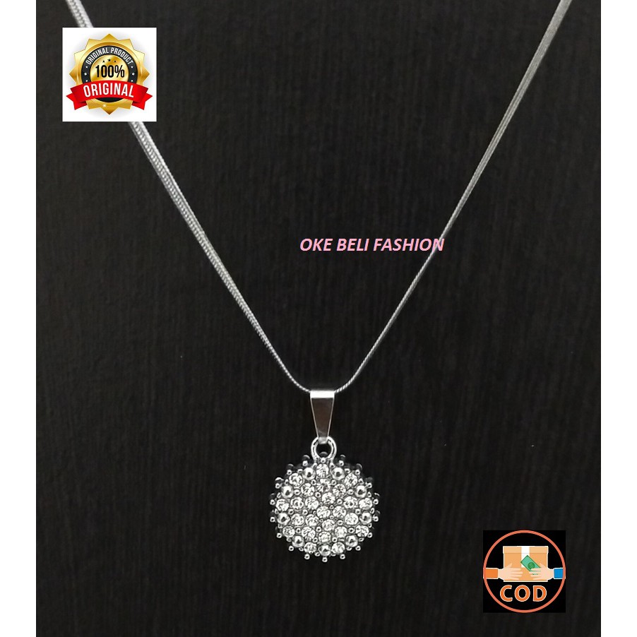 SALE PROMO Accesories kalung liontin fashion wanita real pick 100% anti karat awet dan tahan lama