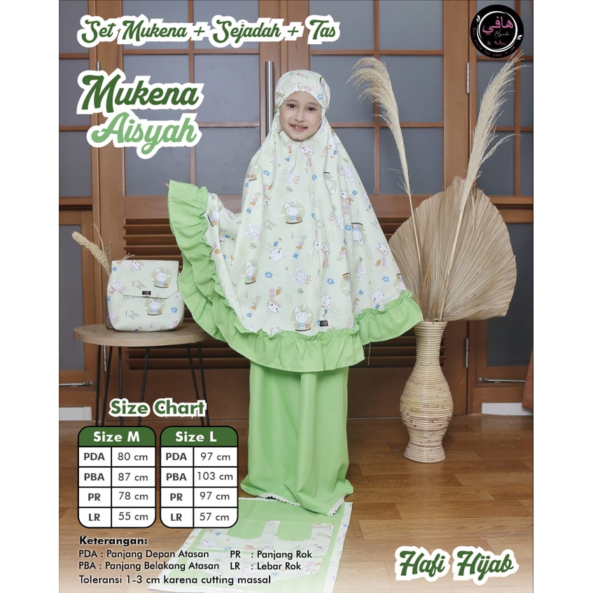 Set 3 in 1 mukena aisyah by hafi hijab