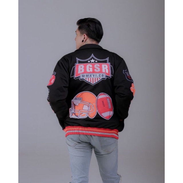 JAKET VARSITY BASEBALL ORIGINAL DISTRO BANDUNG/BASEBALL ORIGINAL DISTRO/BASEBALL PRIA WANITA LOGO BO