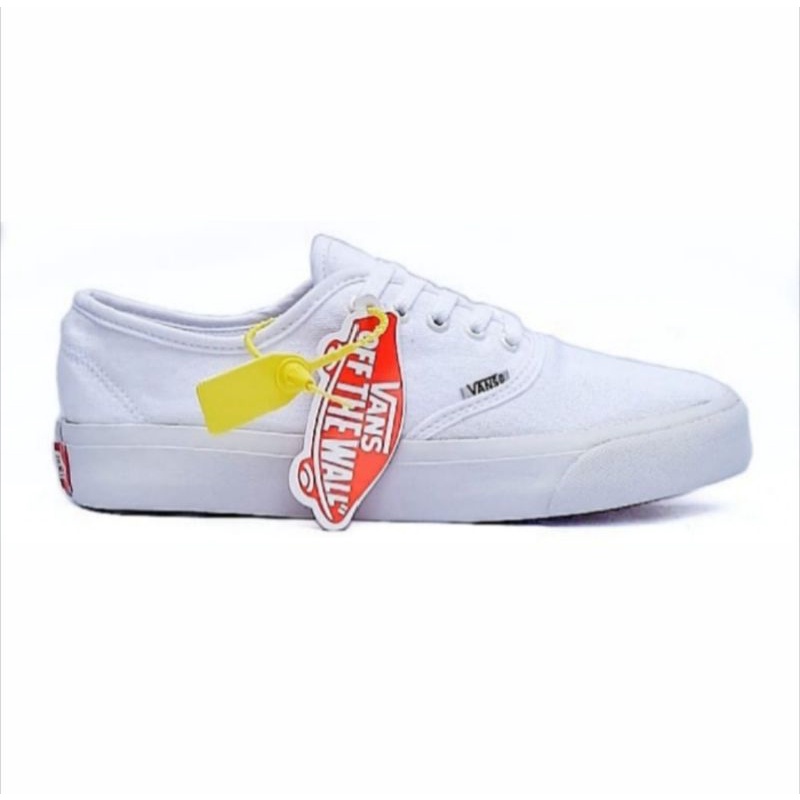 PROMO!!Sepatu Vans Authentic Premium import China - Sneakers Authentic - Sepatu Pria - Sepatu Sekolah - Sepatu Black White Lengkap Box