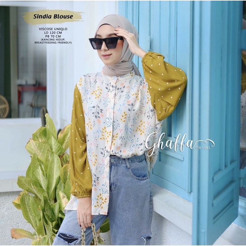 SINDIA BLOUSE by Ghaffa The Label | VIREN BLOUSE | DILRA BLOUSE |PINTA BLOUSE | RAYON KEKINIAN 2 WAR