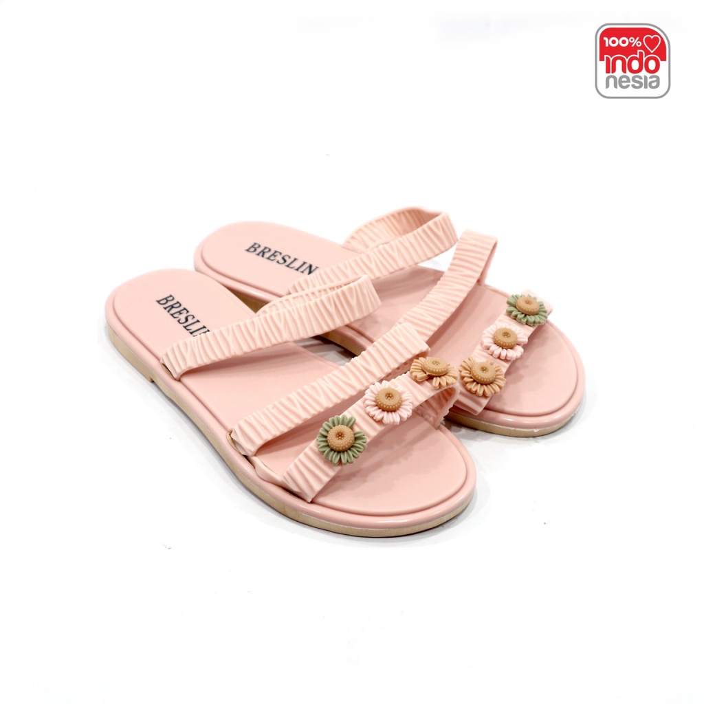 SANDAL BRESLIN DEWASA BUNGA - SANDAL WANITA