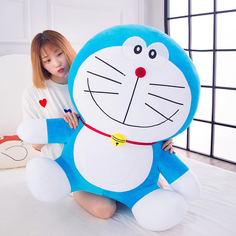 Mainan Boneka Plush Anime Doraemon 25CM 35CM Untuk Hadiah Ulang Tahun Anak