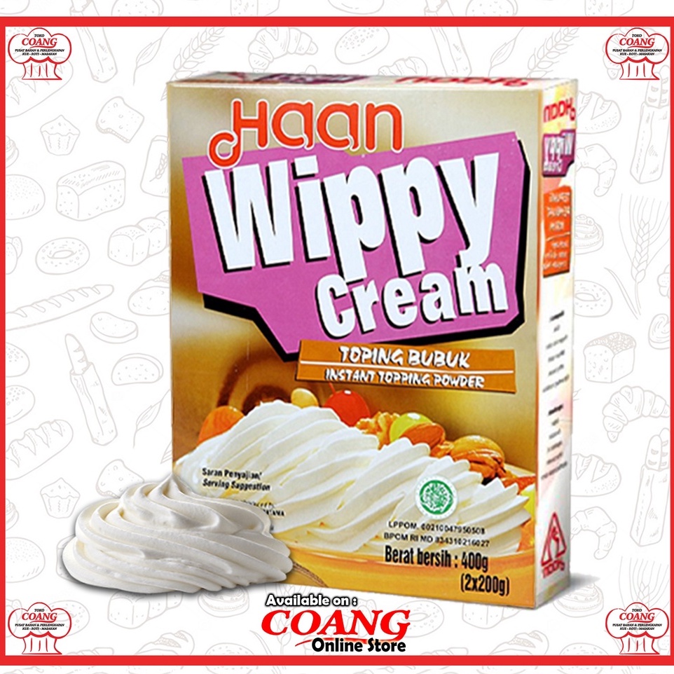 

HAAN WIPPY CREAM 400GR