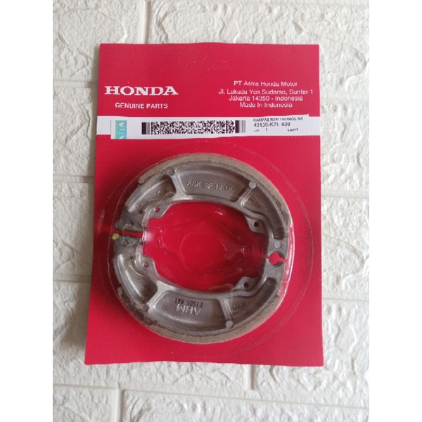Kampas Rem ORI Belakang Honda Vario 110 125 scoopy Beat Spacy mega pro