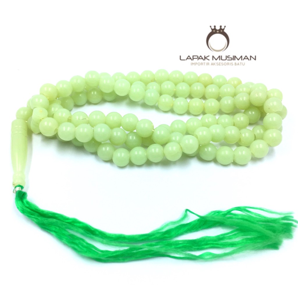 [Bayar di Tempat] Tasbih Fosfor Nyala 99 Butir Ukuran 8mm