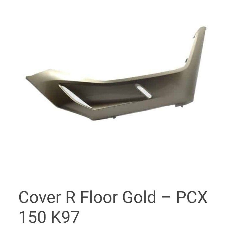 Cover under side pcx R/ L floor side samping bawah gold  harga satuan ori honda