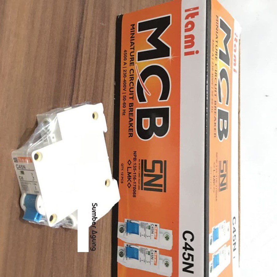 MCB ITAMI 2A 4A 6A 10A Murah Berkualitas Baru Standar SNI LMK
