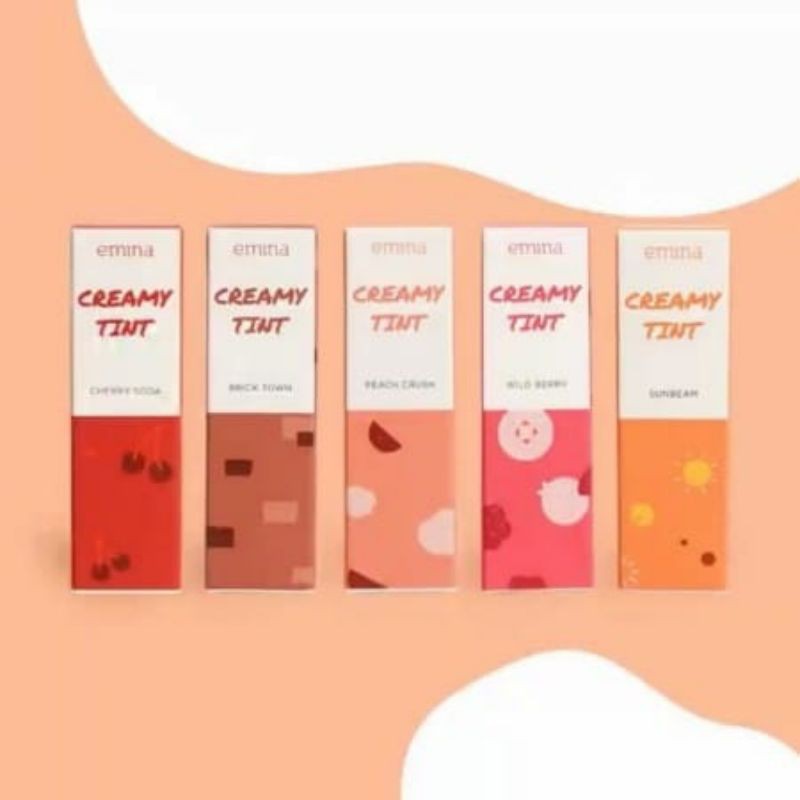 EMINA Creamy Tint ~ Liptint Creamy Emina Original 100%