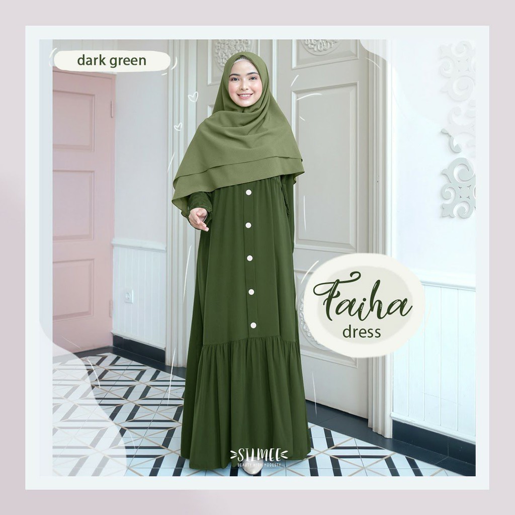 BAHAN ZEVARIA FAIHA DRESS BY SILMEE INDONESIA
