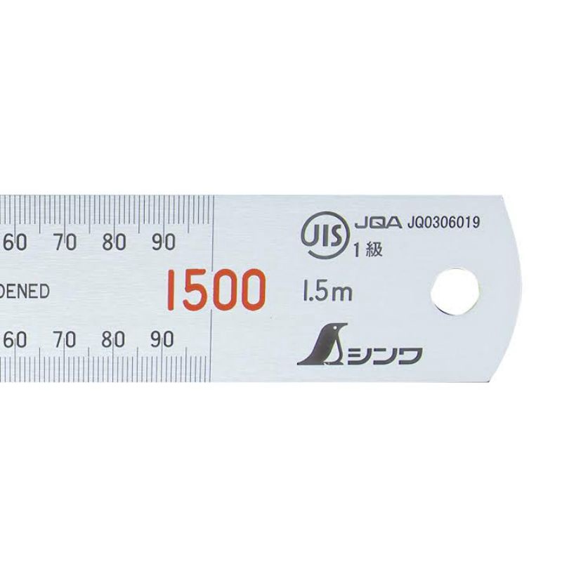 

Shinwa 13056 penggaris Stainless steel 1500mm 1.5meter