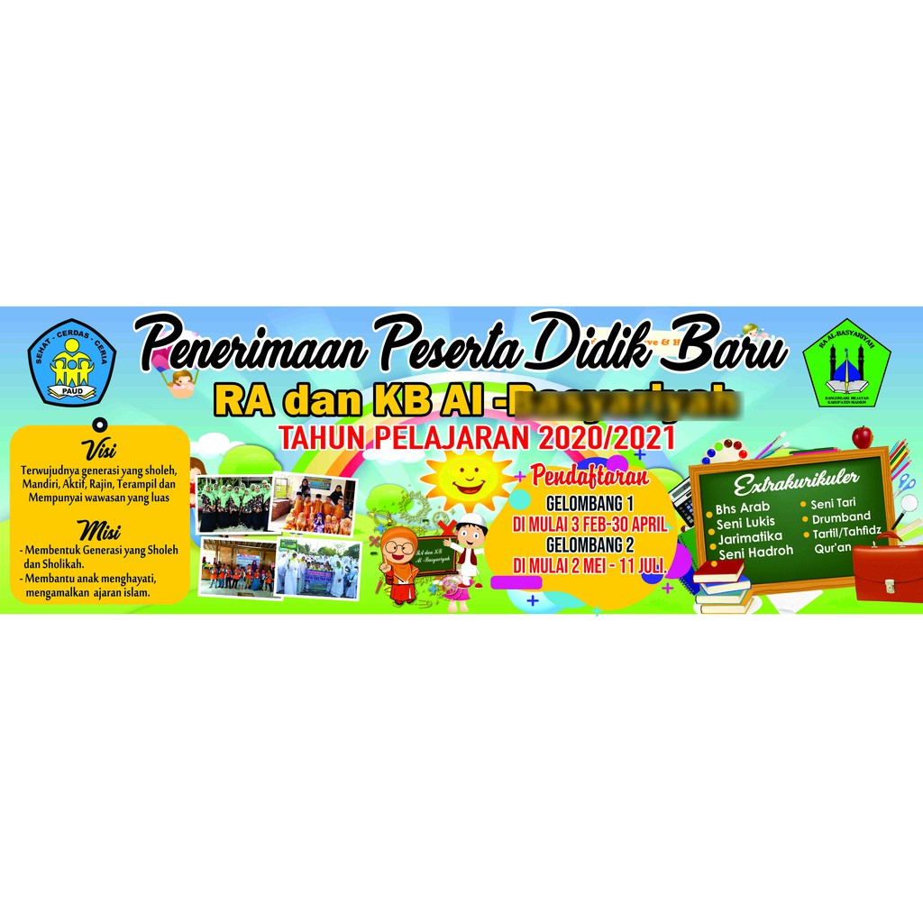 Spanduk ppdb sd 2021