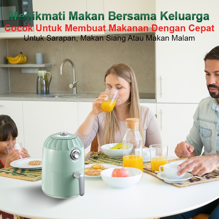 GM Bear Air Fryer Peralatan Masak Penggorengan Elektrik Tanpa Minyak